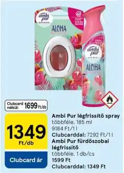 Tesco Ambi Pur Légfrissítő Spray ajánlat