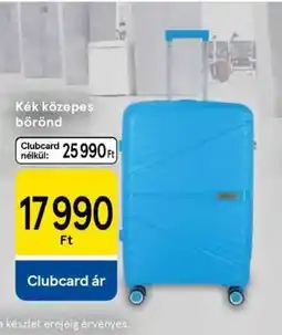 Tesco Kék közepes bőrönd ajánlat