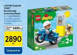 Tesco LEGO Duplo 10967 Rendőrségi motorkerékpár ajánlat