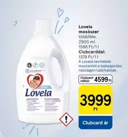 Tesco Lovela mosószer ajánlat