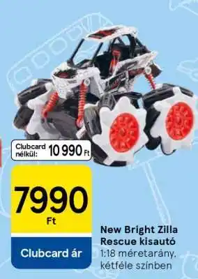 Tesco New Bright Zilla Rescue kisautó ajánlat