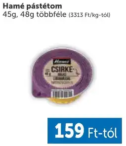 PRIVÁT Hamé pástétom ajánlat