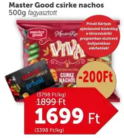 PRIVÁT Master Good csirke nachos ajánlat