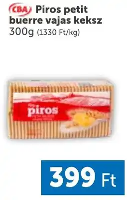 PRIVÁT CBA Piros petit buerre vajas keksz ajánlat