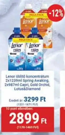 Lenor öblítő koncentrátum