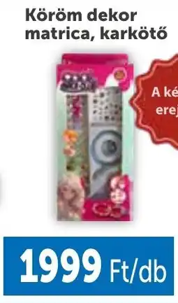 Köröm dekor matrica, karkötő