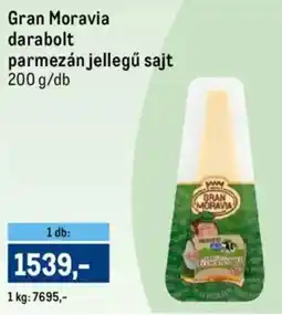 Metro Gran Moravia darabolt parmezán jellegű sajt ajánlat
