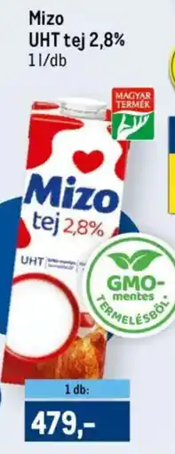 Metro Mizo UHT tej 2,8% ajánlat