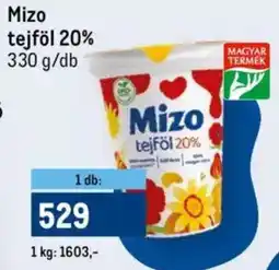 Metro Mizo tejföl 20% ajánlat