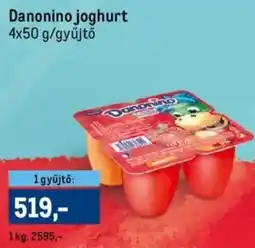 Metro Danonino joghurt ajánlat
