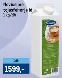 Metro Novissime tojásfehérje lé ajánlat