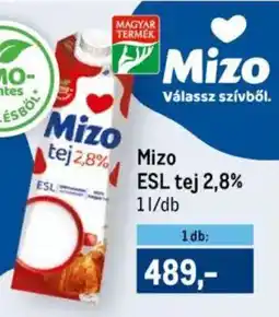 Metro Mizo ESL tej 2,8% ajánlat