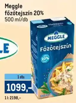 Metro Meggle főzőtejszín 20% ajánlat