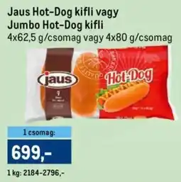 Metro Jaus Hot-Dog kifli ajánlat