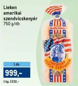Metro Lieken amerikai szendvicskenyér ajánlat