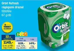 Metro Orbit Refresh rágógumi drazsé ajánlat