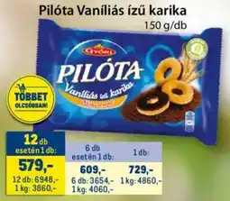 Metro Pilóta Vaníliás ízű karika ajánlat