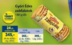 Metro Győri Édes zabfalatok ajánlat