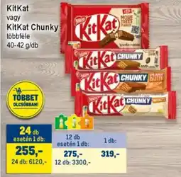 Metro KitKat, KitKat Chunky ajánlat