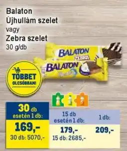 Metro Balaton Újhullám szelet, Zebra szelet ajánlat