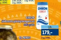 Metro CHION jódozott görög tengeri só ajánlat