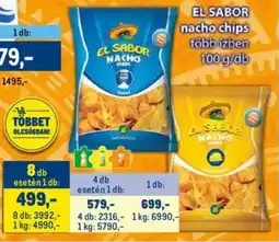 Metro EL SABOR nacho chips ajánlat
