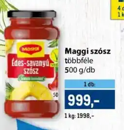 Metro Maggi szósz ajánlat