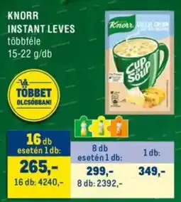 Metro Knorr instant leves ajánlat