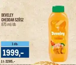 Metro Develey cheddar szósz ajánlat
