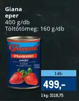 Metro Giana eper ajánlat