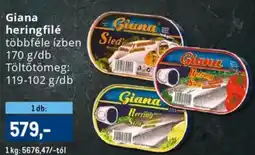 Metro Giana heringfilé ajánlat