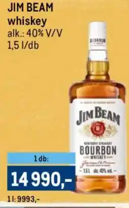 Metro Jim Beam whiskey ajánlat