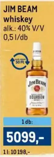 Metro Jim Beam whiskey ajánlat