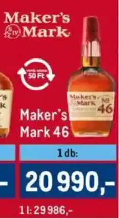 Metro Maker's Mark 56 whiskey ajánlat