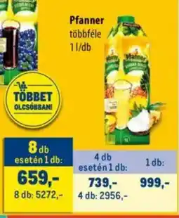 Metro Pfanner ajánlat