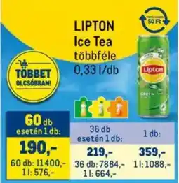 Metro Lipton Ice Tea ajánlat