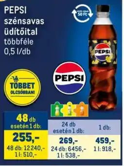 Metro PEPSI szénsavas üdítőital ajánlat