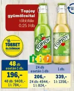 Metro Topjoy gyümölcsital ajánlat