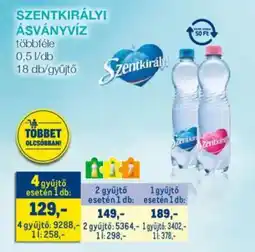 Metro Szentkirályi ásványvíz ajánlat