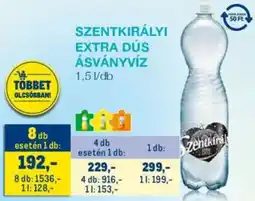 Metro Szentkirályi extra dús ásványvíz ajánlat