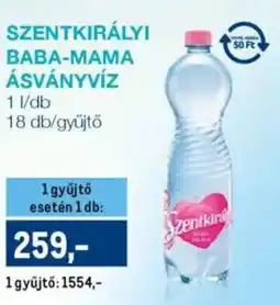 Metro Szentkirályi baba-mama ásványvíz ajánlat
