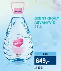 Metro Szentkirályi ásványvíz ajánlat