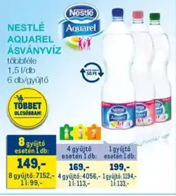 Metro Nestlé aquarel ásványvíz ajánlat