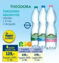 Metro Theodora ásványvíz ajánlat