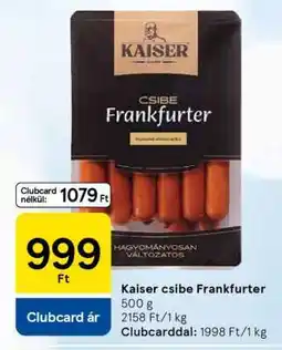 Tesco Kaiser csibe Frankfurter ajánlat