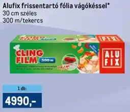 Metro Alufix frissentartó fólia vágókéssel ajánlat