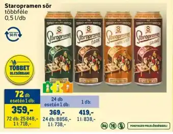 Metro Staropramen sör ajánlat