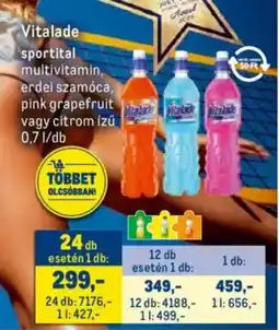 Metro Vitalade sportital ajánlat