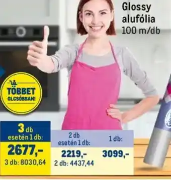 Metro Glossy alufólia ajánlat