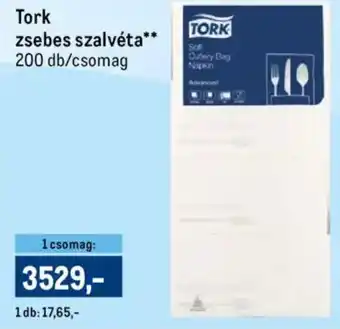 Metro Tork zsebes szalvéta ajánlat